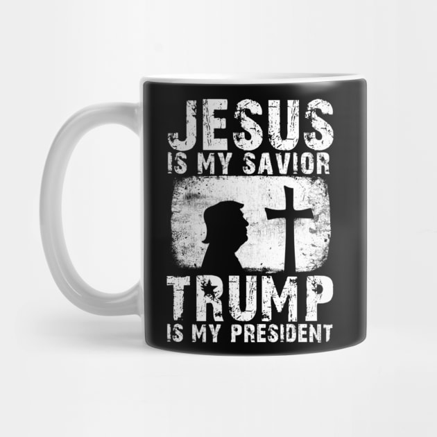 Jesus Is My Savior Trump Is My President by cedricchungerxc